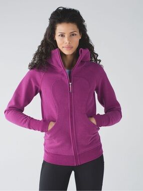 Lululemon Scuba Hoodie III Heathered Regal Plum Size 2